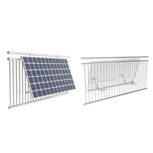 EASY SOLAR STAFFA DA BALCONE IN ALLUMINIO PER PANNELLI SOLARI 1