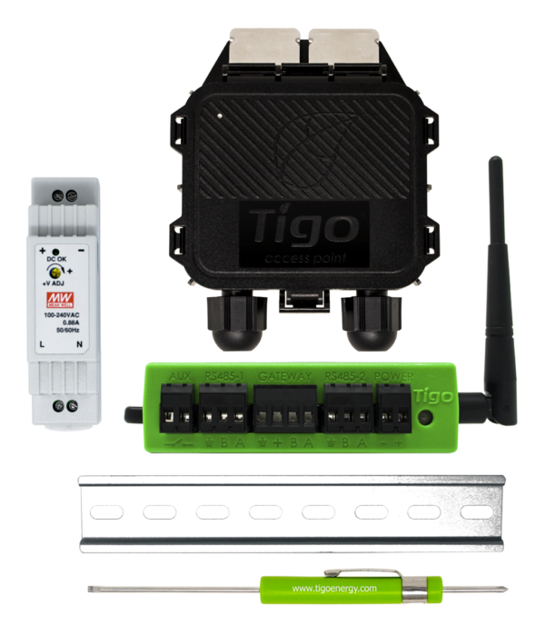 TIGO KIT DATA LOGGER SOLARE CCA + TAP + ALIMENTATORE BARRA DIN